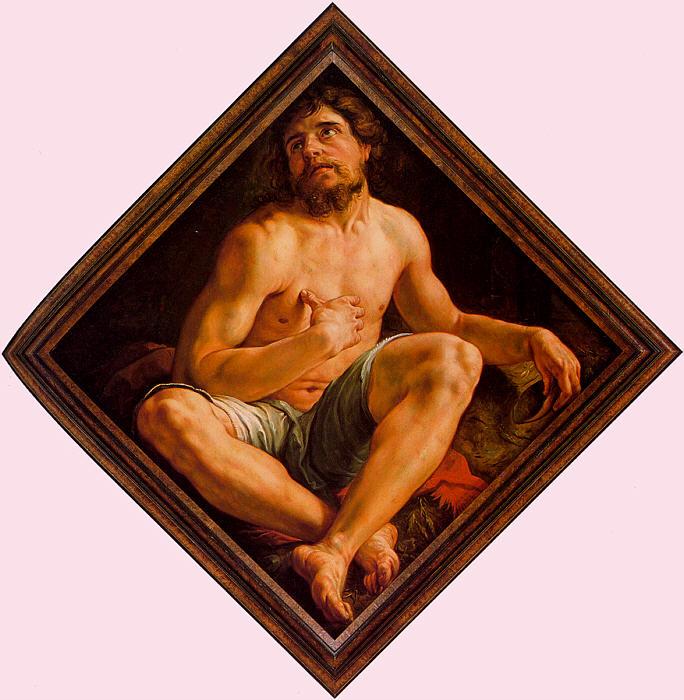 Hendrick Goltzius Job in Distress oil painting image